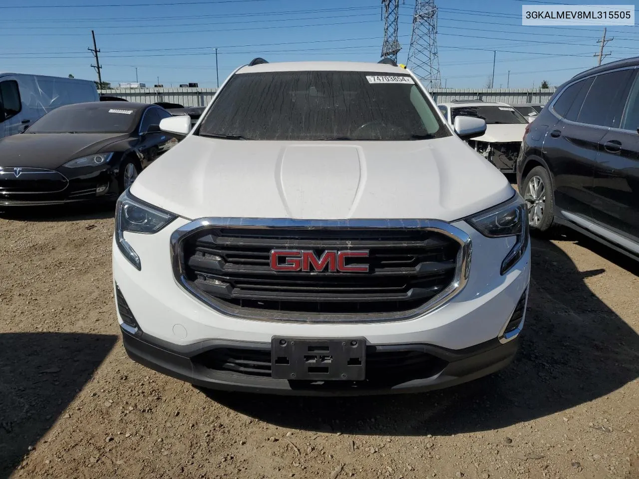 3GKALMEV8ML315505 2021 GMC Terrain Sle