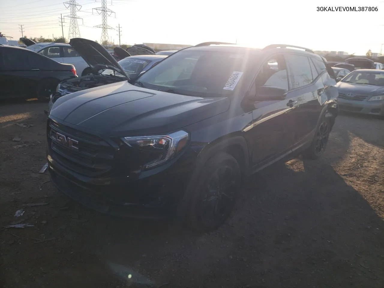 3GKALVEV0ML387806 2021 GMC Terrain Slt