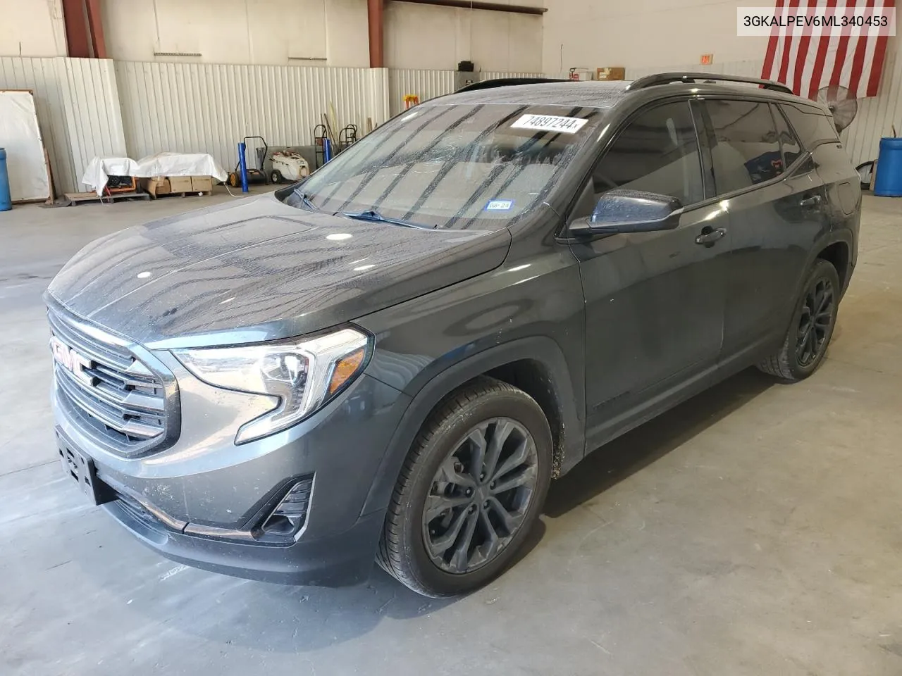 2021 GMC Terrain Slt VIN: 3GKALPEV6ML340453 Lot: 74897244