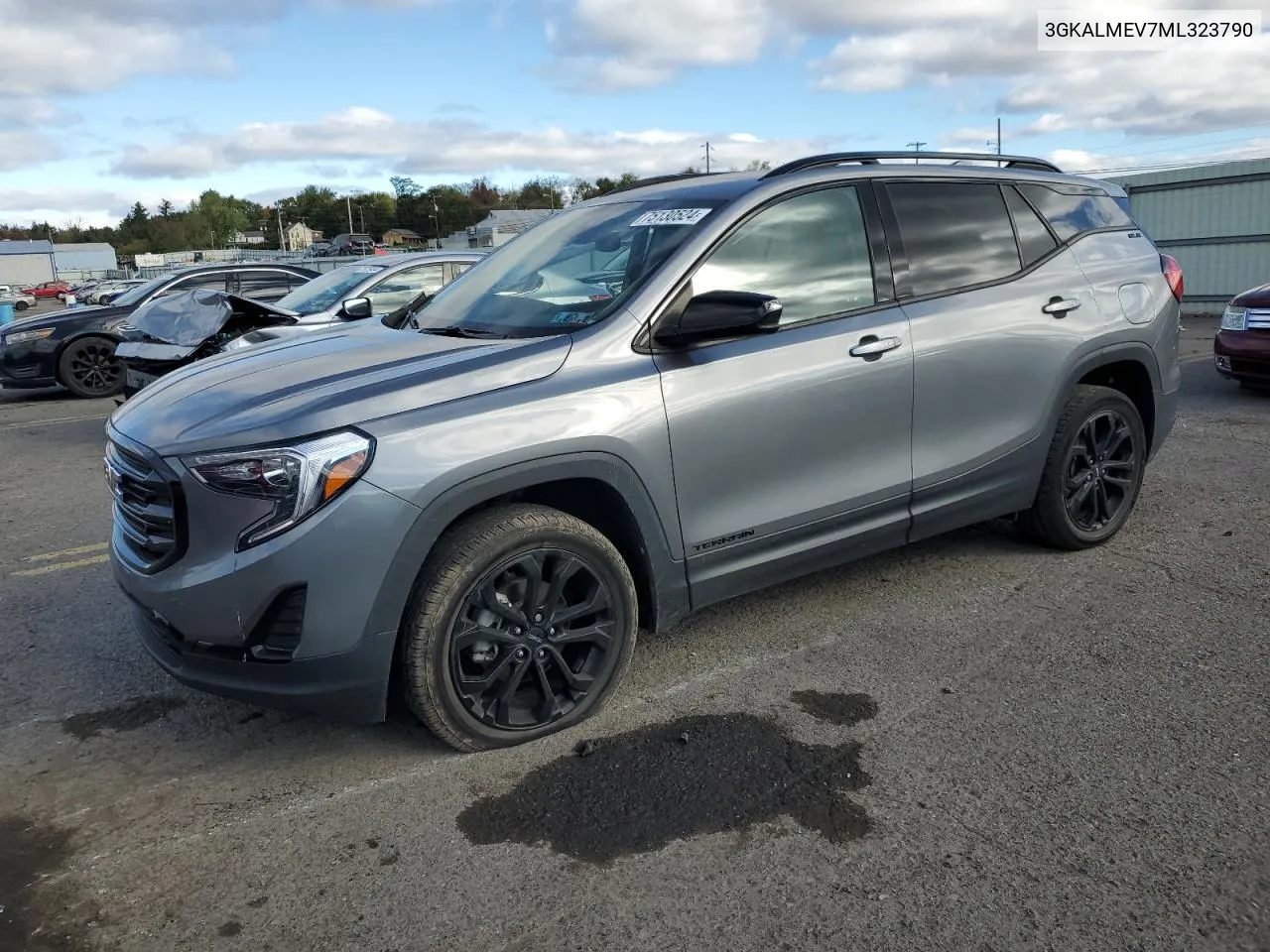 2021 GMC Terrain Sle VIN: 3GKALMEV7ML323790 Lot: 75130524