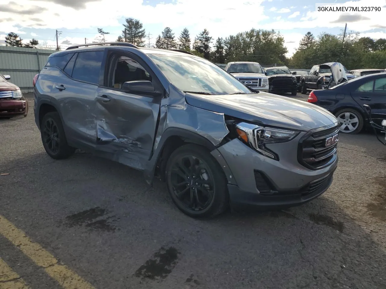 3GKALMEV7ML323790 2021 GMC Terrain Sle