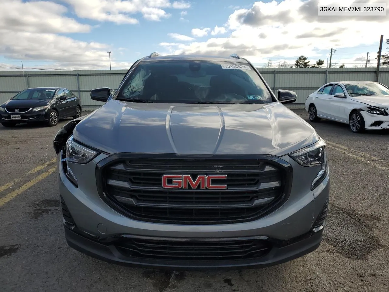 2021 GMC Terrain Sle VIN: 3GKALMEV7ML323790 Lot: 75130524