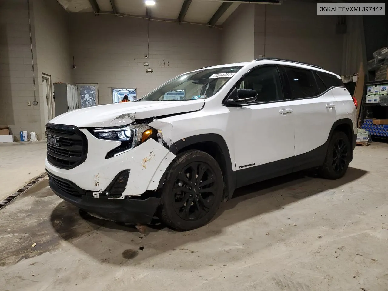 2021 GMC Terrain Sle VIN: 3GKALTEVXML397442 Lot: 75204954