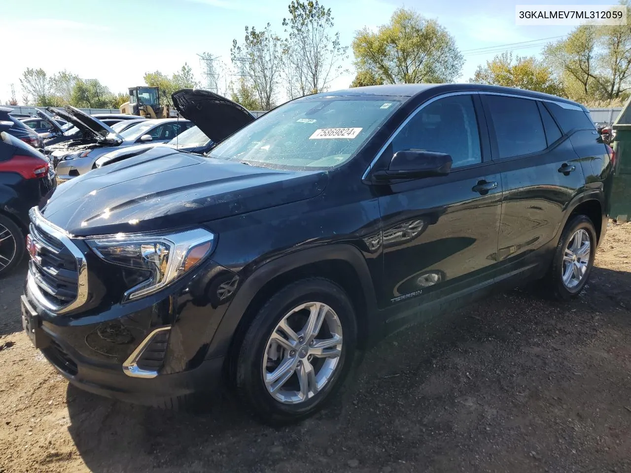 3GKALMEV7ML312059 2021 GMC Terrain Sle