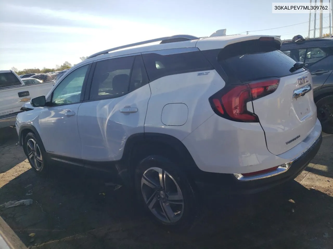 2021 GMC Terrain Slt VIN: 3GKALPEV7ML309762 Lot: 75907744