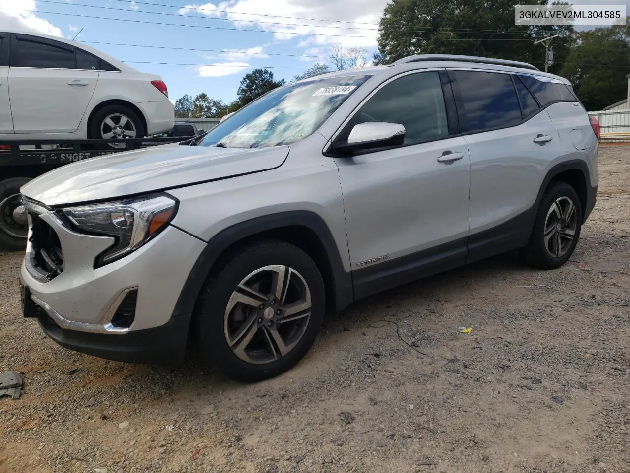 2021 GMC Terrain Slt VIN: 3GKALVEV2ML304585 Lot: 76038194