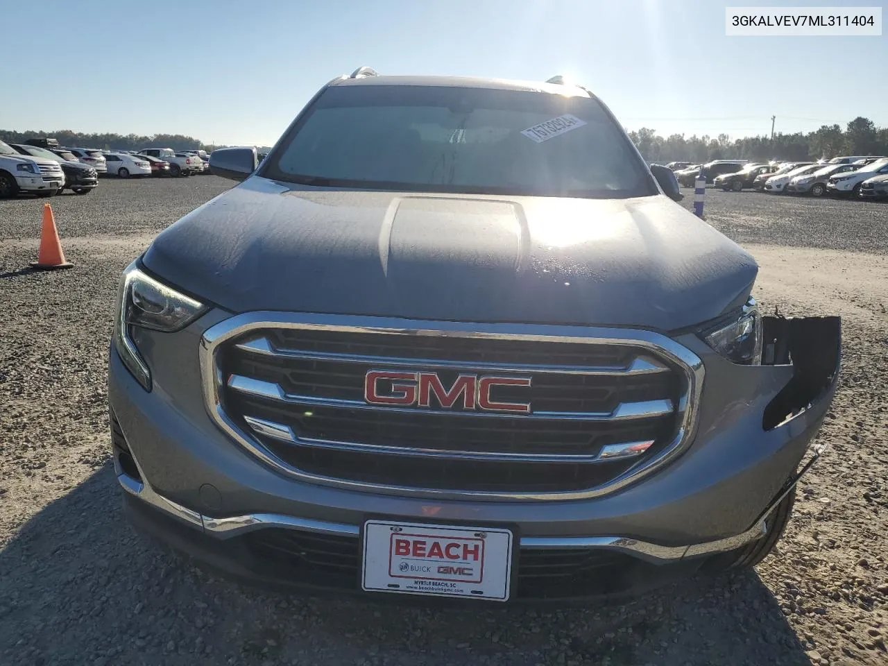 2021 GMC Terrain Slt VIN: 3GKALVEV7ML311404 Lot: 76732924