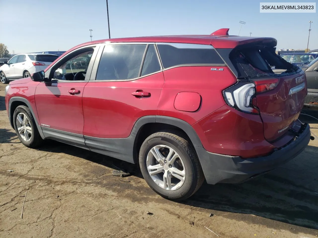 3GKALMEV8ML343823 2021 GMC Terrain Sle