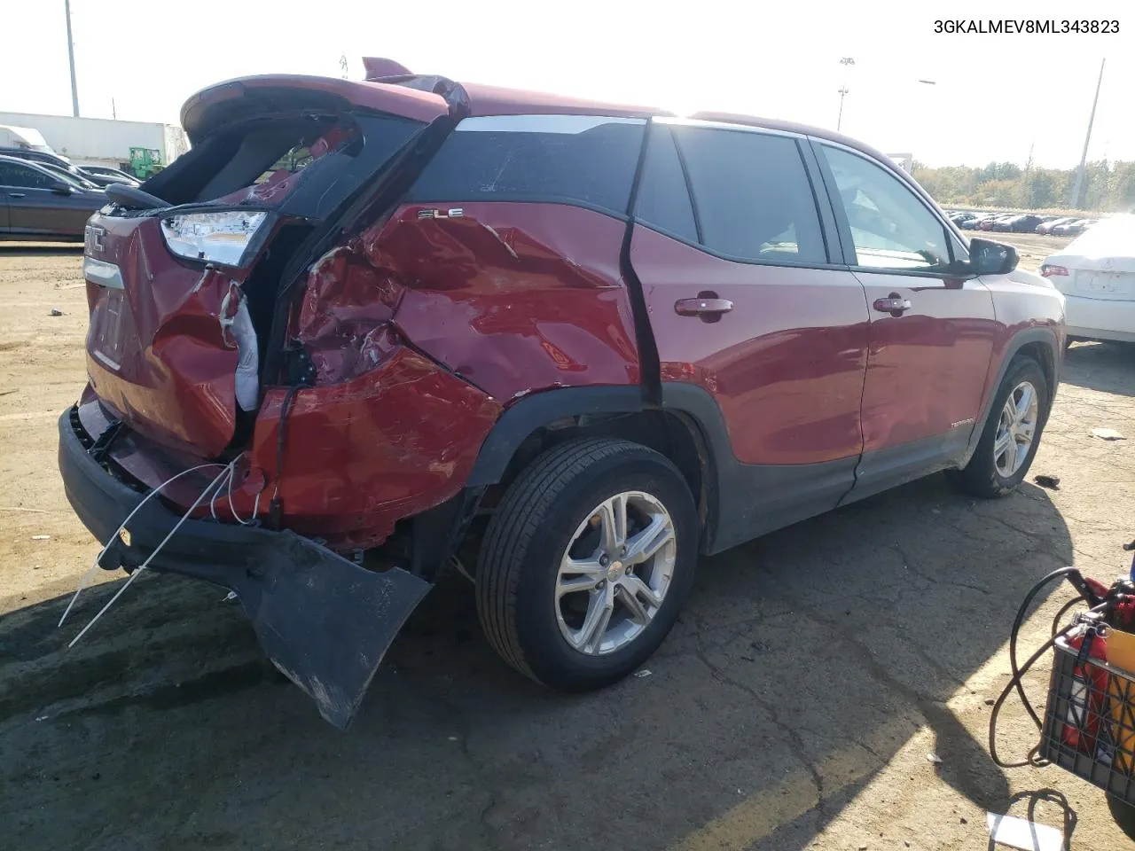 2021 GMC Terrain Sle VIN: 3GKALMEV8ML343823 Lot: 76754924