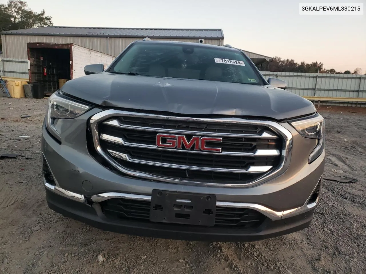 2021 GMC Terrain Slt VIN: 3GKALPEV6ML330215 Lot: 77816424