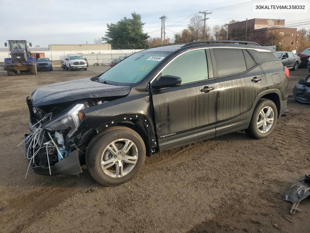 2021 GMC Terrain Sle VIN: 3GKALTEV6ML358332 Lot: 78249464