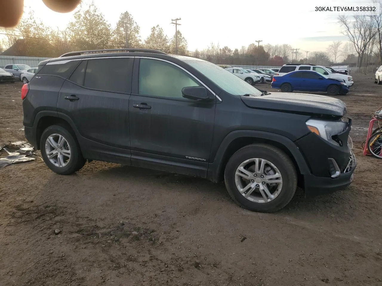 2021 GMC Terrain Sle VIN: 3GKALTEV6ML358332 Lot: 78249464