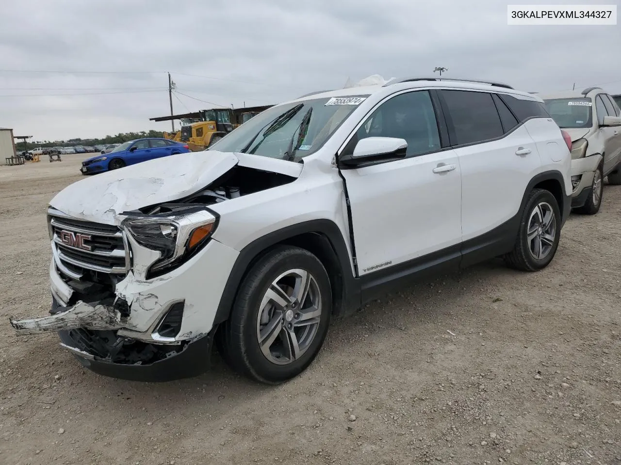 2021 GMC Terrain Slt VIN: 3GKALPEVXML344327 Lot: 78553974