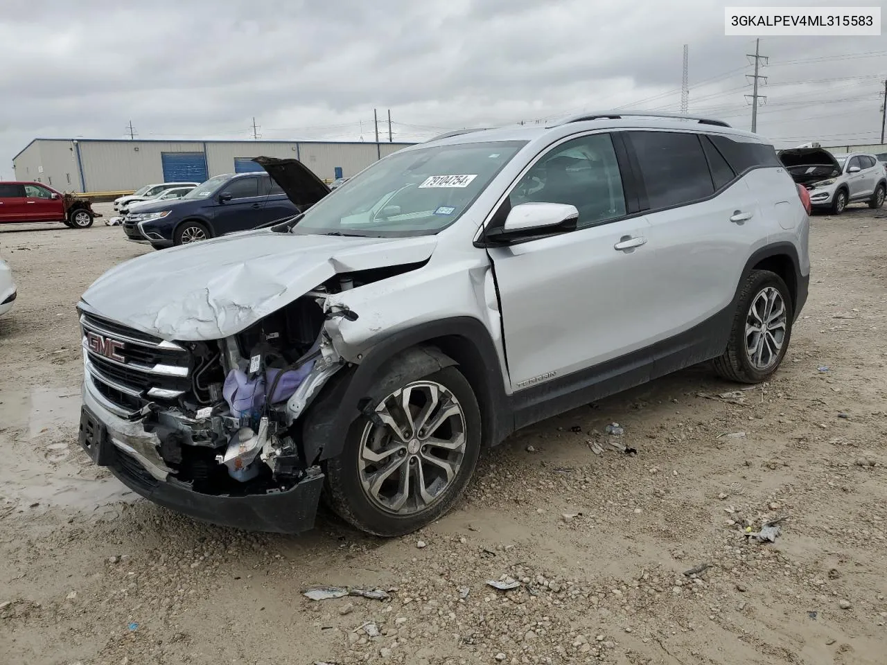 2021 GMC Terrain Slt VIN: 3GKALPEV4ML315583 Lot: 79104754