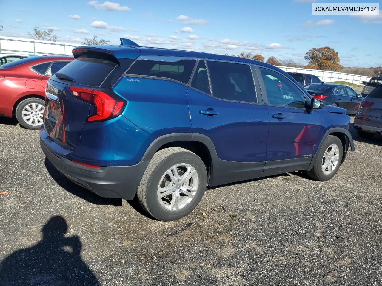 2021 GMC Terrain Sle VIN: 3GKALMEV4ML354124 Lot: 79138804