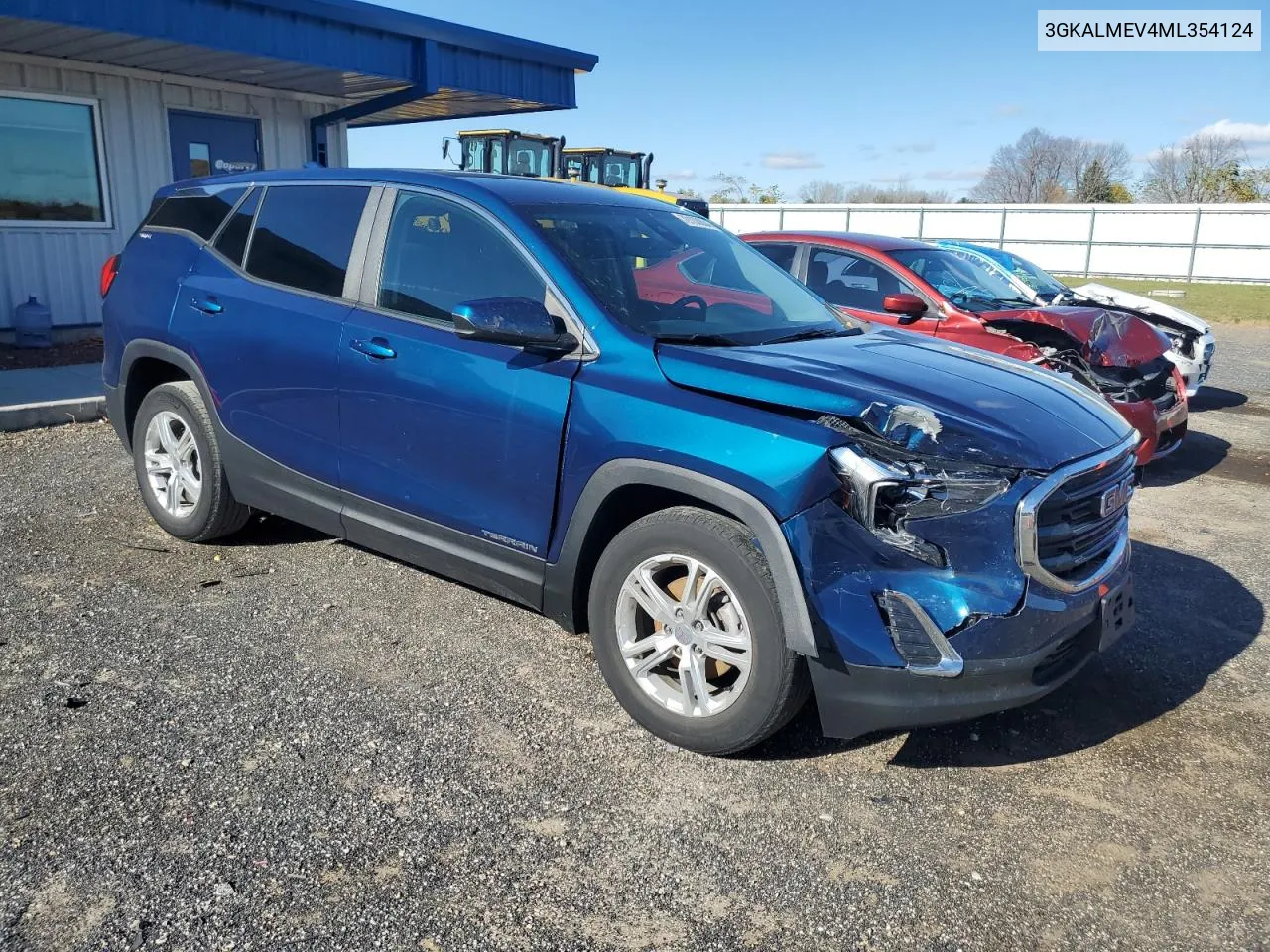 2021 GMC Terrain Sle VIN: 3GKALMEV4ML354124 Lot: 79138804