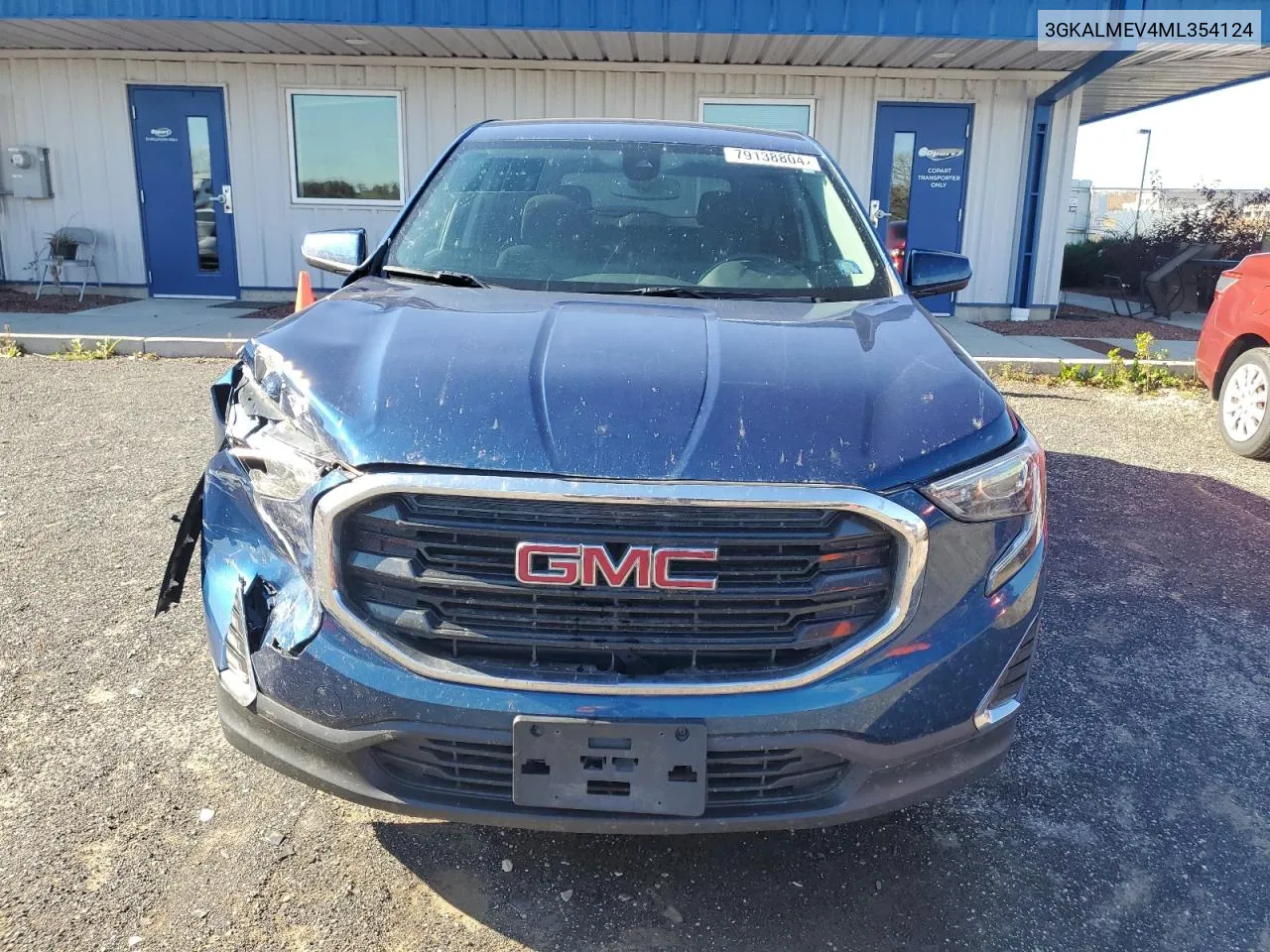 2021 GMC Terrain Sle VIN: 3GKALMEV4ML354124 Lot: 79138804