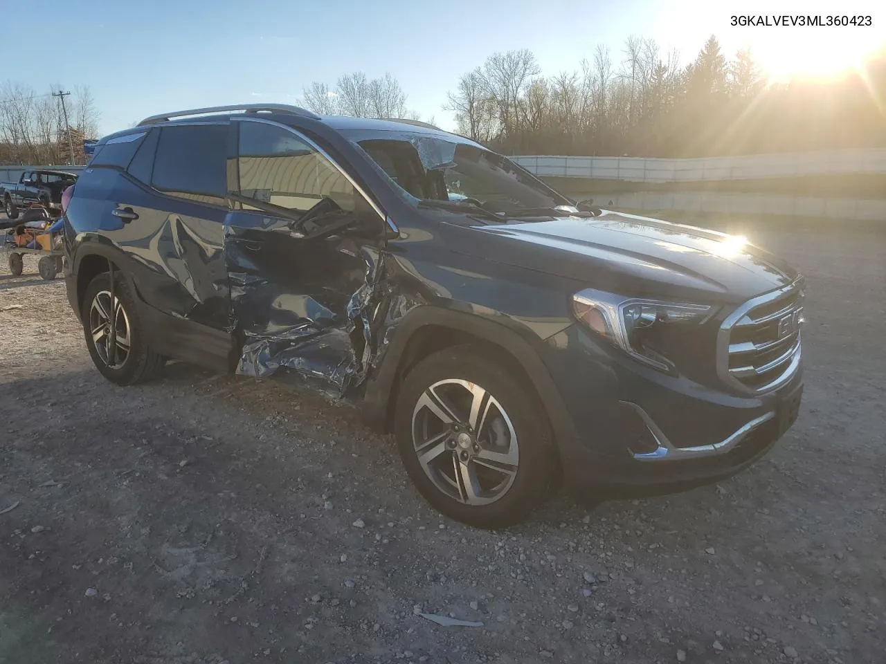 2021 GMC Terrain Slt VIN: 3GKALVEV3ML360423 Lot: 79677004