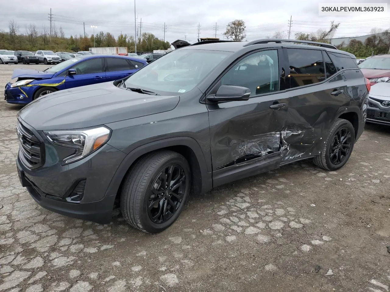 2021 GMC Terrain Slt VIN: 3GKALPEV0ML363923 Lot: 80991154