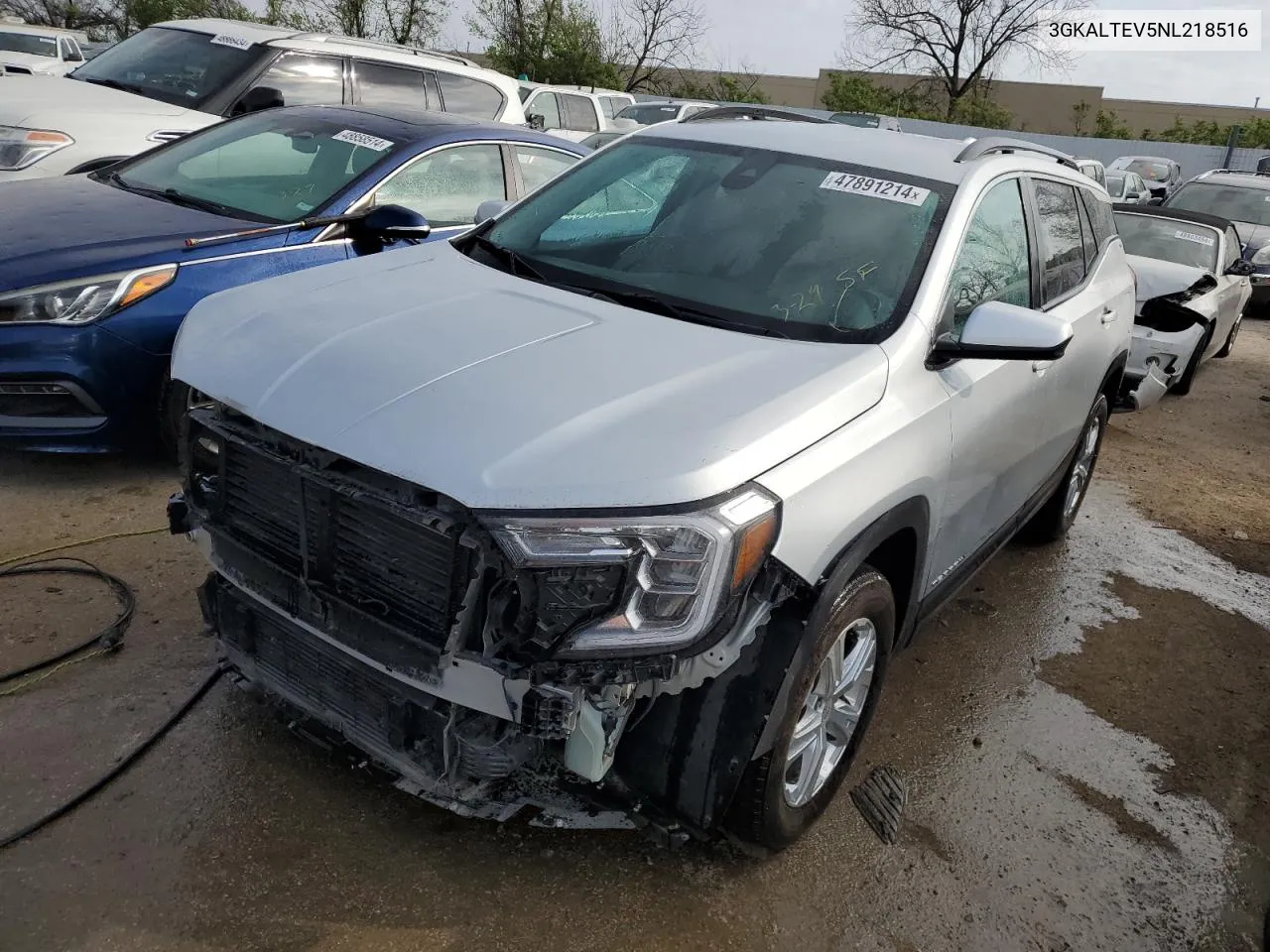 2022 GMC Terrain Sle VIN: 3GKALTEV5NL218516 Lot: 47891214