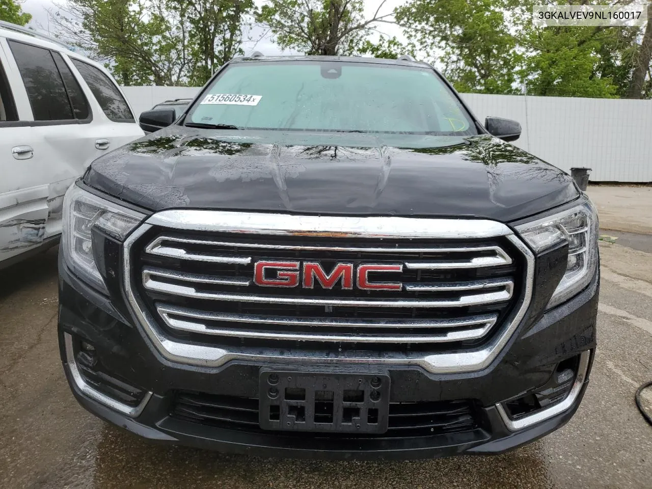 2022 GMC Terrain Slt VIN: 3GKALVEV9NL160017 Lot: 51560534