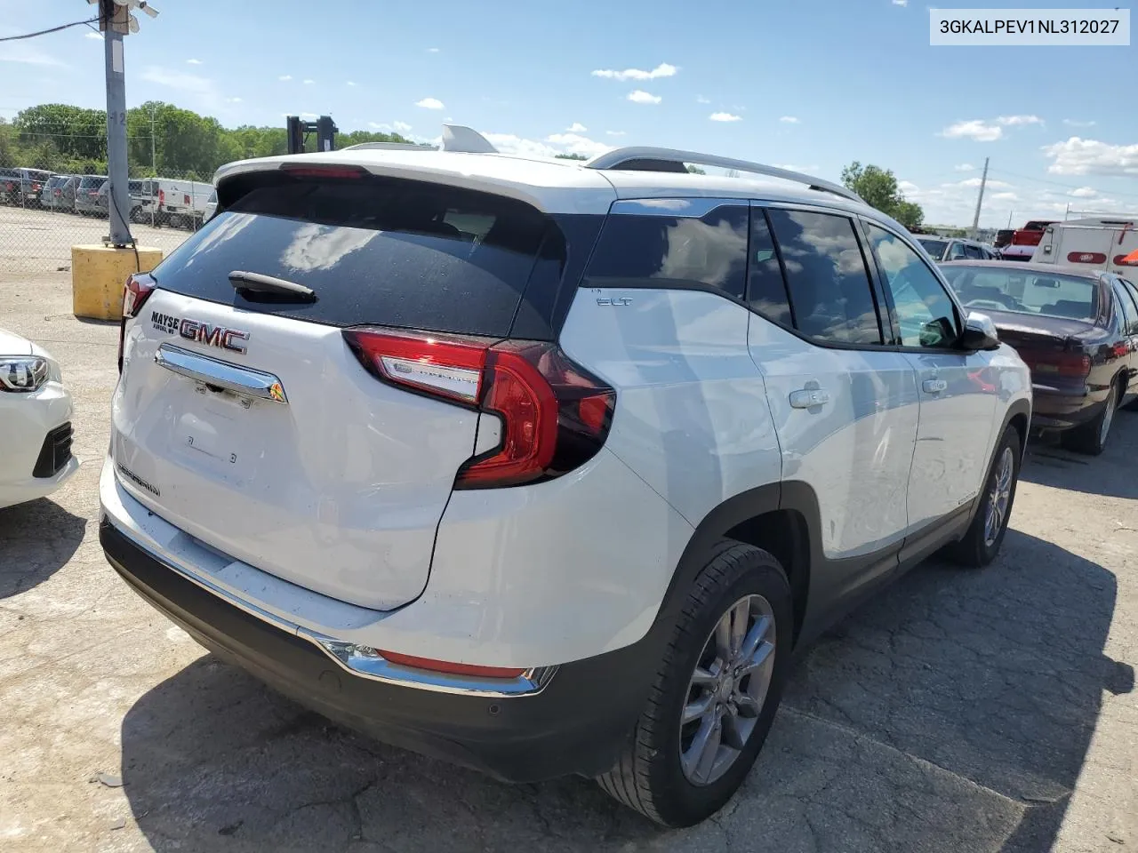 2022 GMC Terrain Slt VIN: 3GKALPEV1NL312027 Lot: 56916844