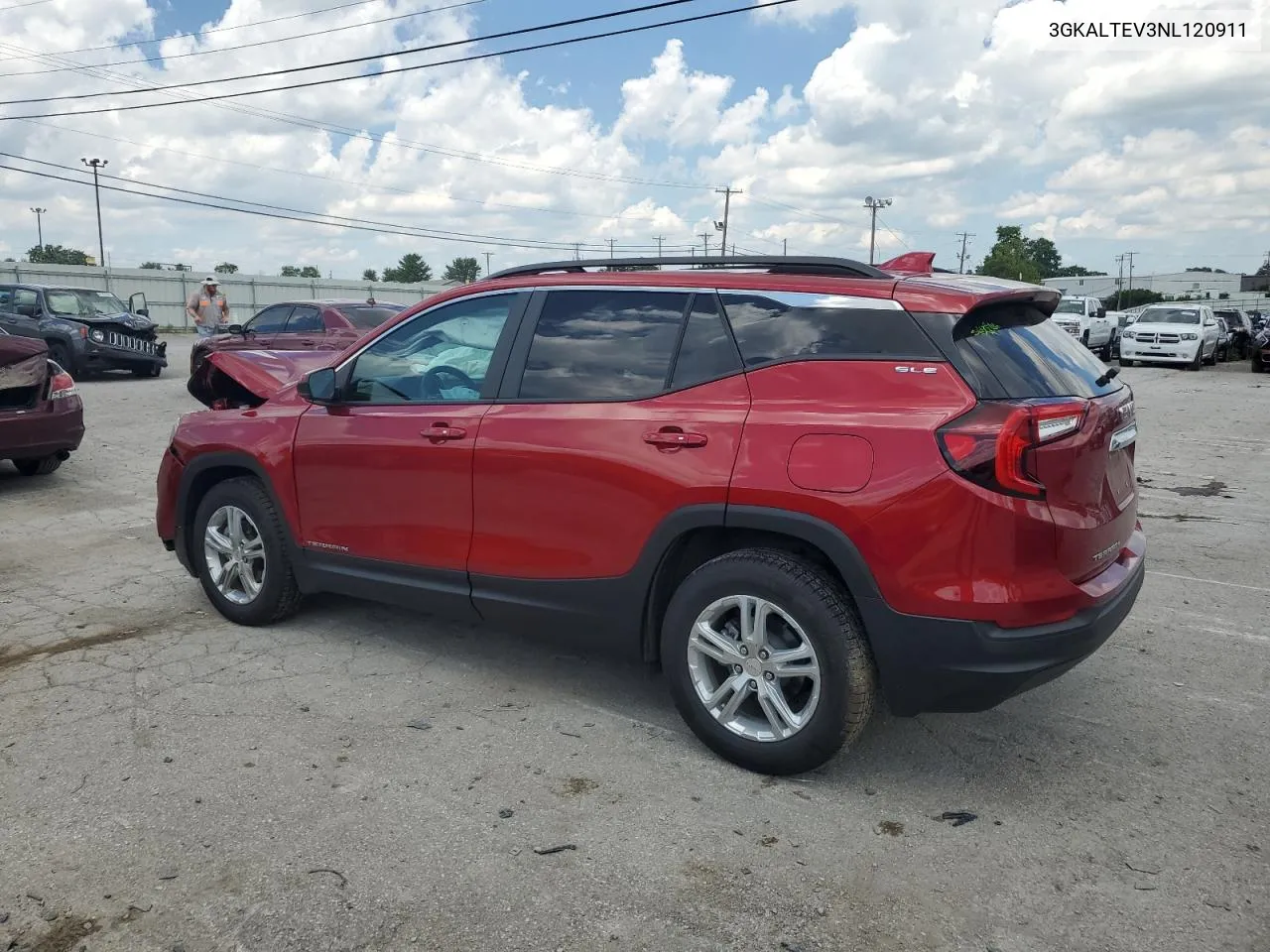 2022 GMC Terrain Sle VIN: 3GKALTEV3NL120911 Lot: 61292374