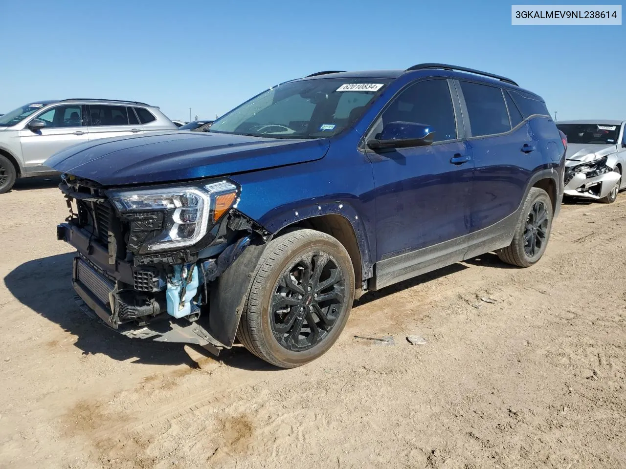 2022 GMC Terrain Sle VIN: 3GKALMEV9NL238614 Lot: 62010834