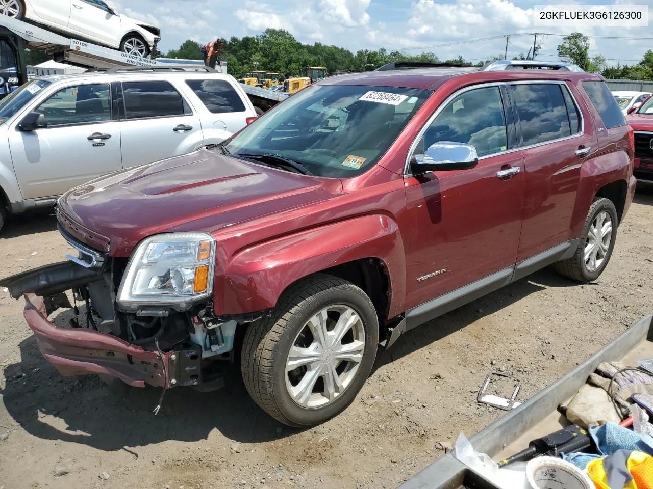 2022 GMC Terrain Slt VIN: 2GKFLUEK3G6126300 Lot: 62268464