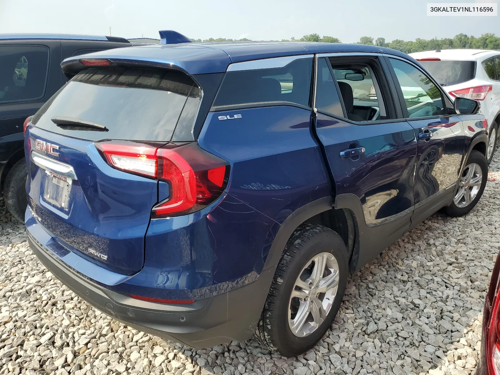 2022 GMC Terrain Sle VIN: 3GKALTEV1NL116596 Lot: 64005464