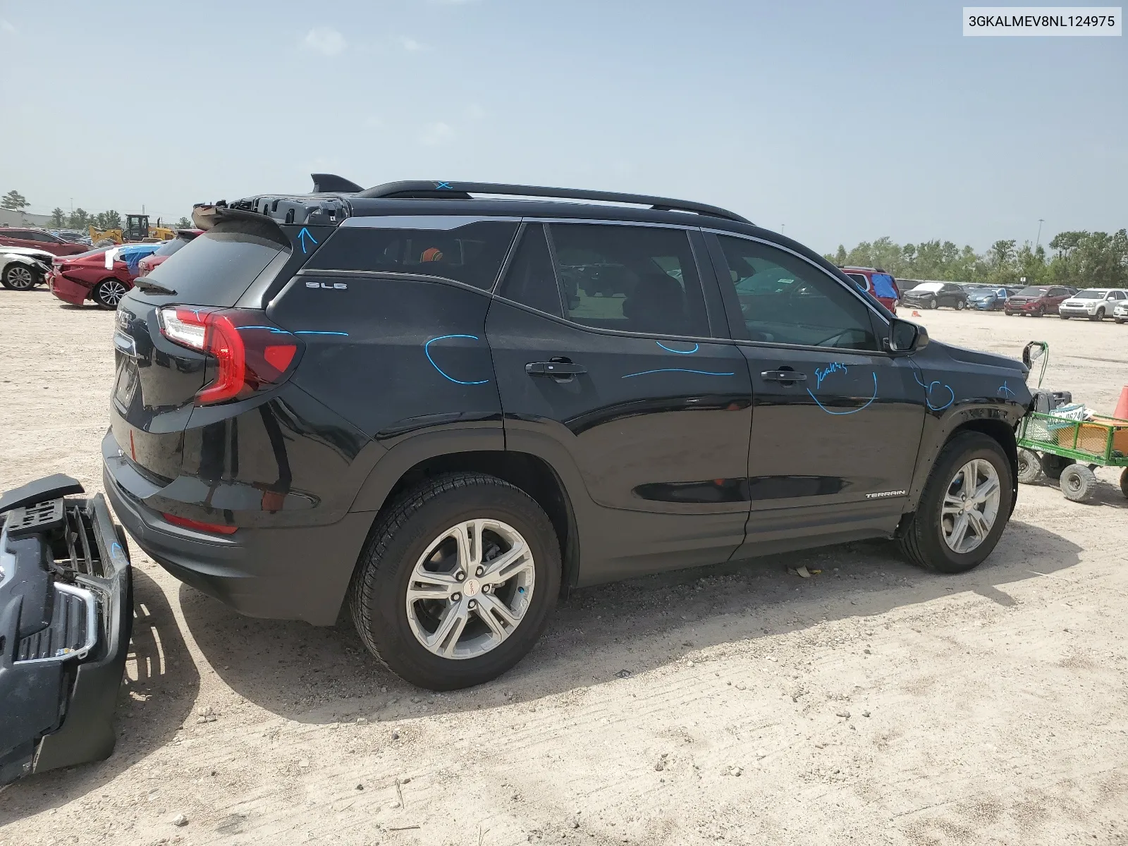 2022 GMC Terrain Sle VIN: 3GKALMEV8NL124975 Lot: 65234824