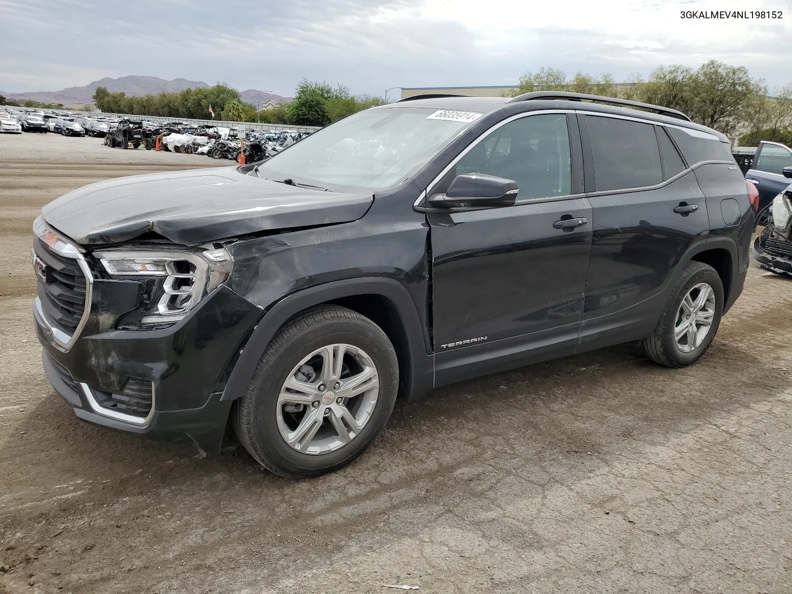 2022 GMC Terrain Sle VIN: 3GKALMEV4NL198152 Lot: 66035914