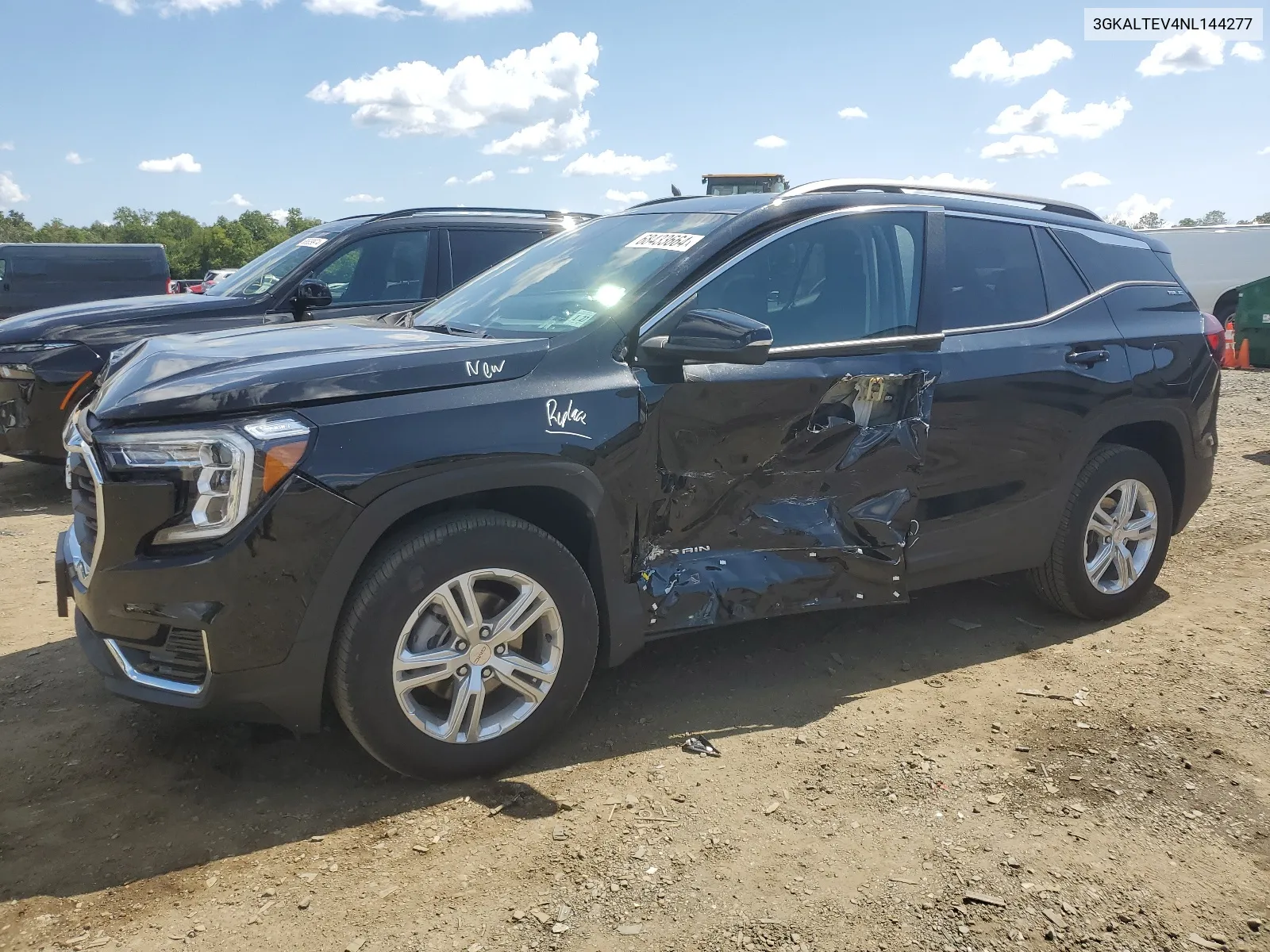 2022 GMC Terrain Sle VIN: 3GKALTEV4NL144277 Lot: 68433664