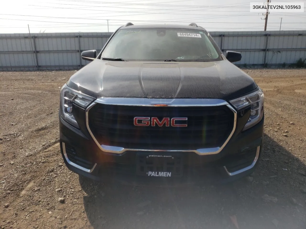 2022 GMC Terrain Sle VIN: 3GKALTEV2NL105963 Lot: 68494714