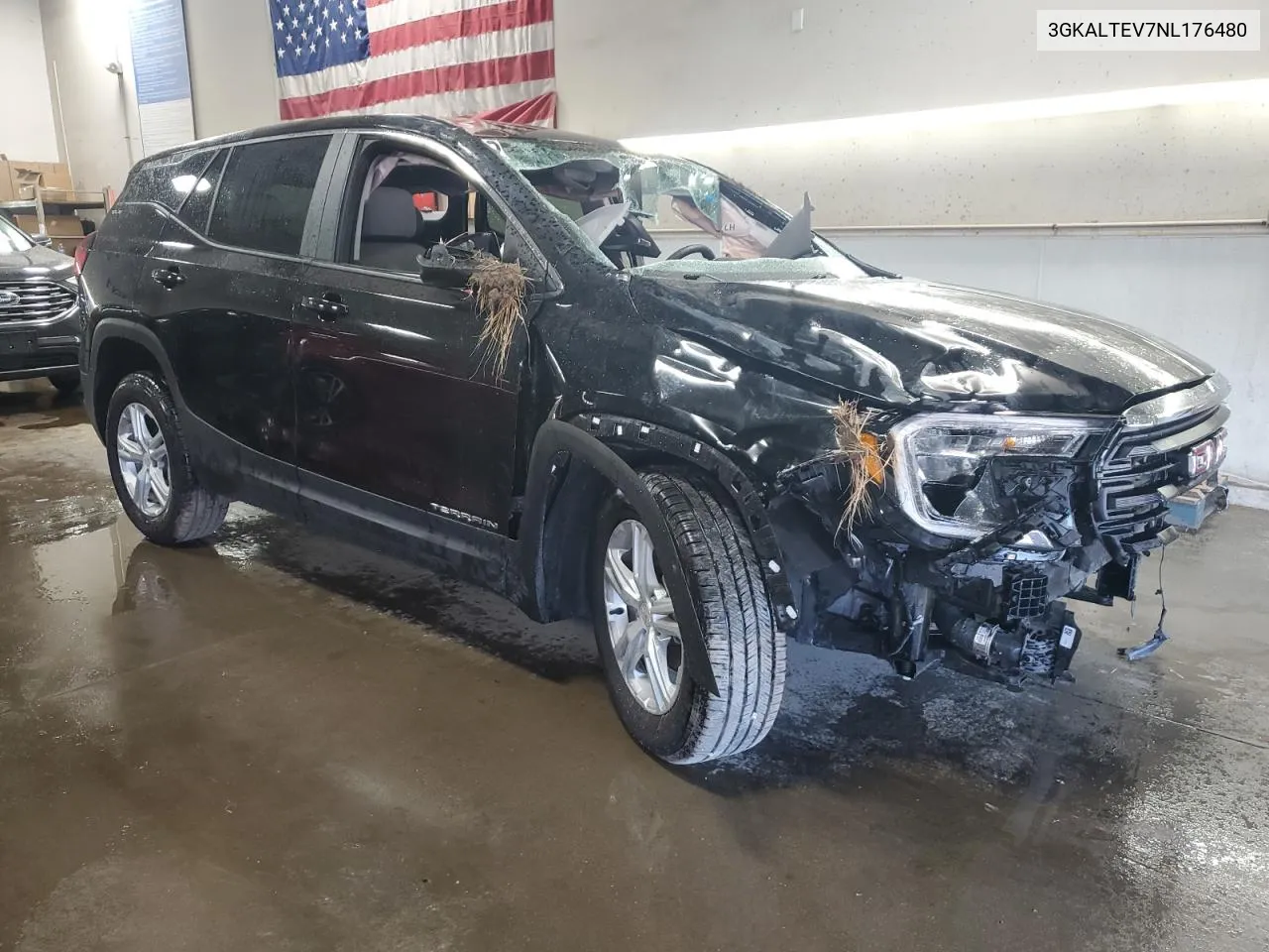 2022 GMC Terrain Sle VIN: 3GKALTEV7NL176480 Lot: 68513104