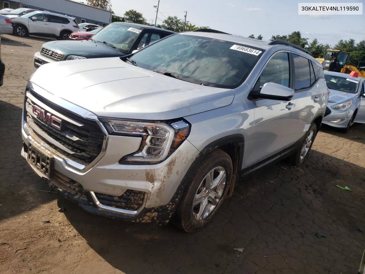 2022 GMC Terrain Sle VIN: 3GKALTEV4NL119590 Lot: 69683614