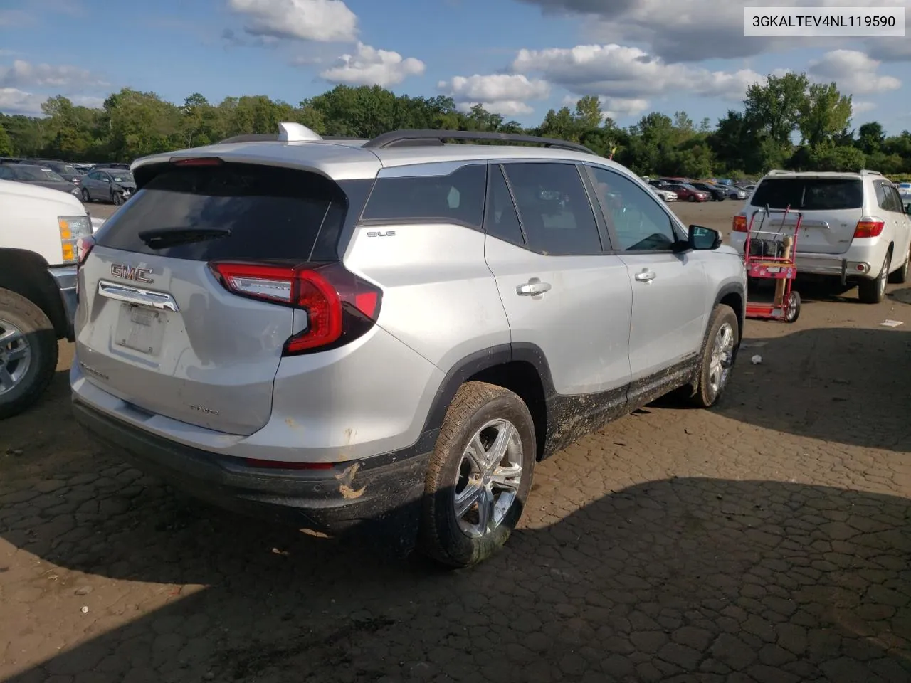 2022 GMC Terrain Sle VIN: 3GKALTEV4NL119590 Lot: 69683614