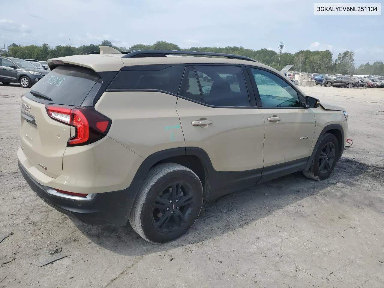 2022 GMC Terrain At4 VIN: 3GKALYEV6NL251134 Lot: 70628514