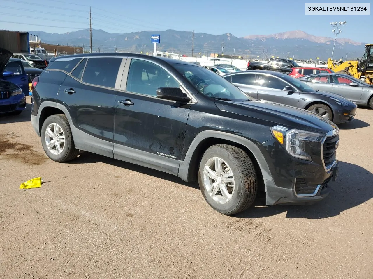 2022 GMC Terrain Sle VIN: 3GKALTEV6NL181234 Lot: 70860514