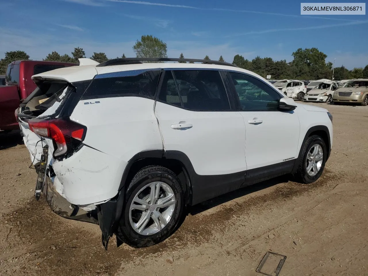 2022 GMC Terrain Sle VIN: 3GKALMEV8NL306871 Lot: 70991254