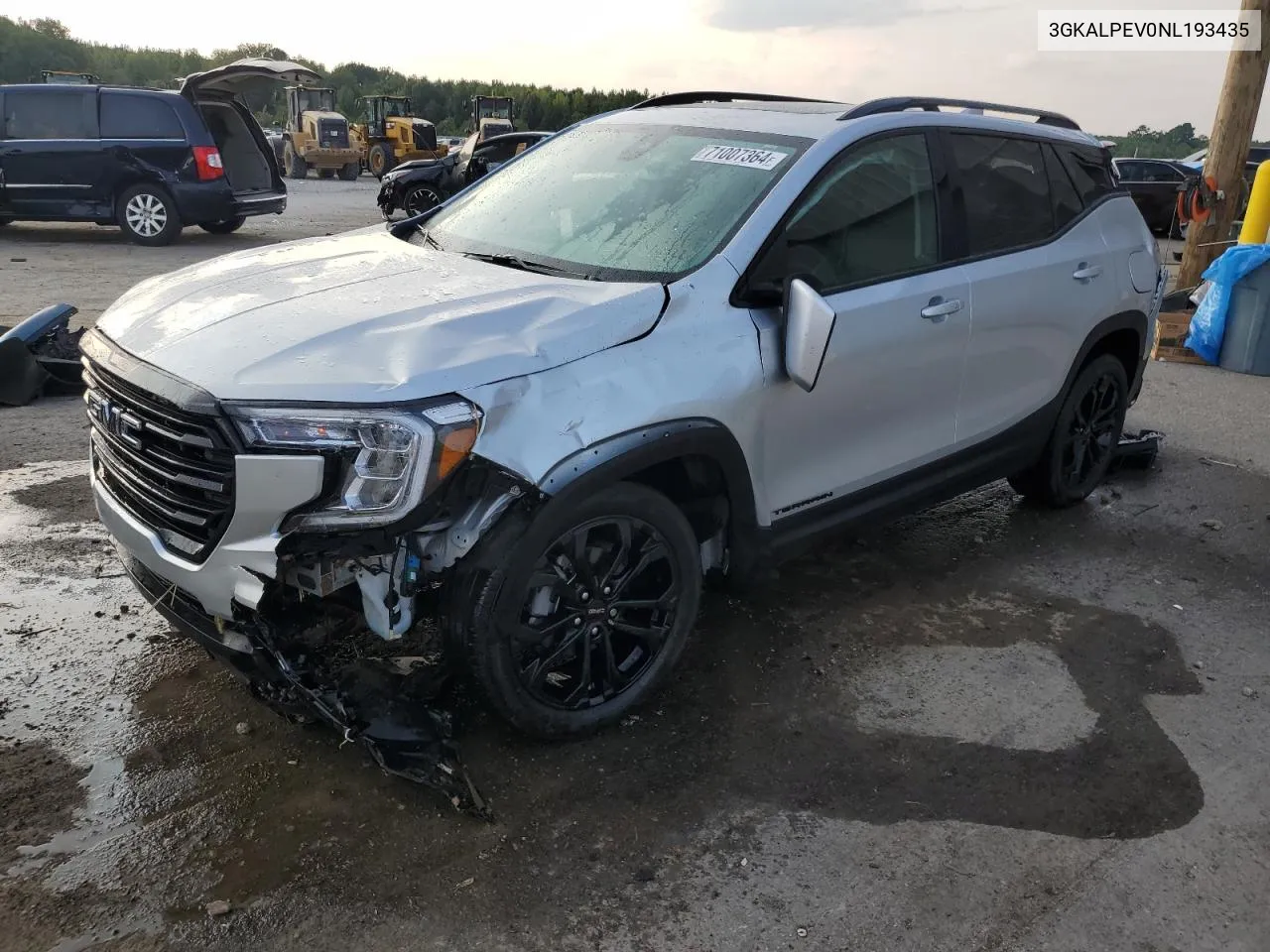 2022 GMC Terrain Slt VIN: 3GKALPEV0NL193435 Lot: 71007364