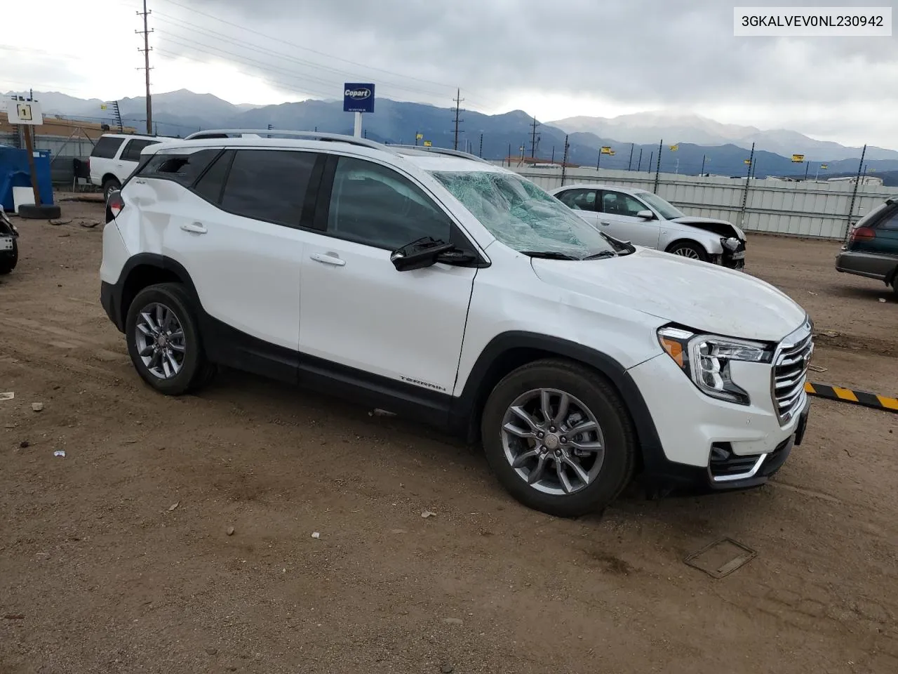 2022 GMC Terrain Slt VIN: 3GKALVEV0NL230942 Lot: 71366934