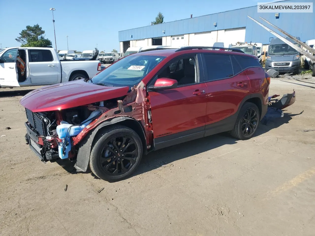 2022 GMC Terrain Sle VIN: 3GKALMEV6NL203397 Lot: 71805994