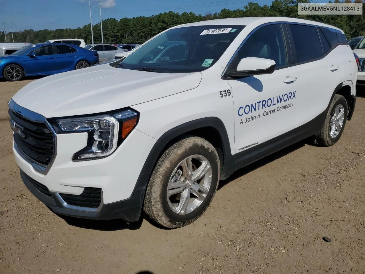 2022 GMC Terrain Sle VIN: 3GKALMEV5NL123413 Lot: 72407594