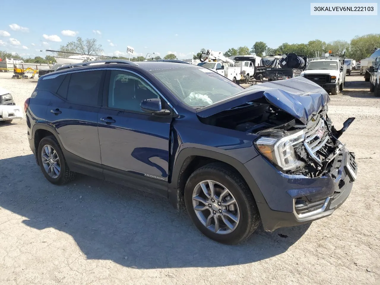 2022 GMC Terrain Slt VIN: 3GKALVEV6NL222103 Lot: 72764644