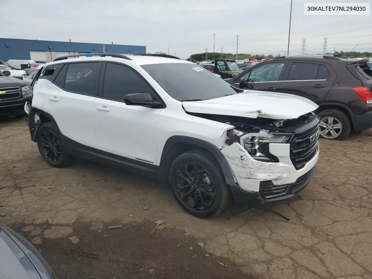 2022 GMC Terrain Sle VIN: 3GKALTEV7NL294030 Lot: 73123384