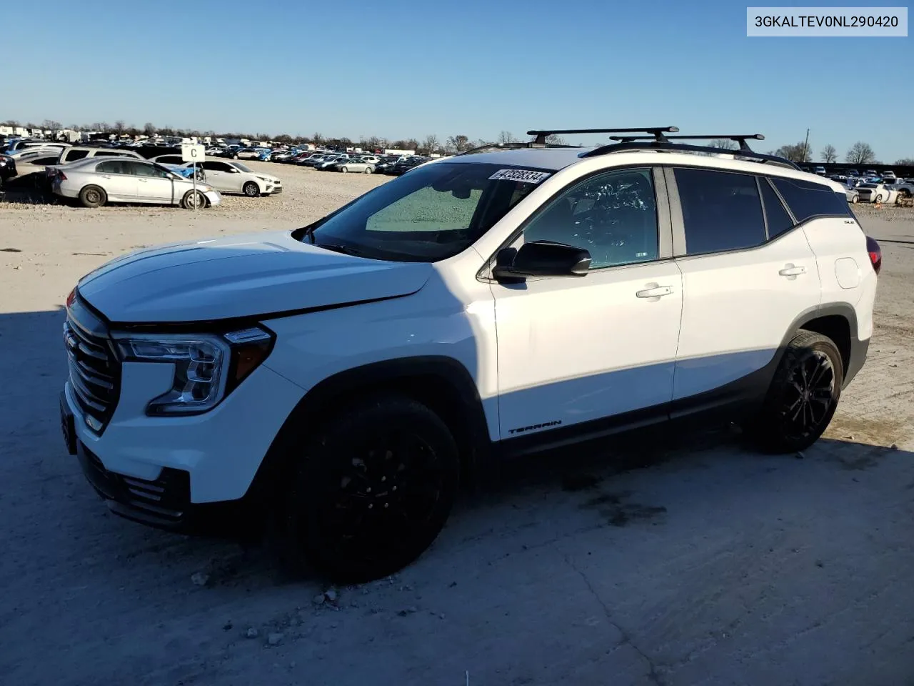 2022 GMC Terrain Sle VIN: 3GKALTEV0NL290420 Lot: 73193494