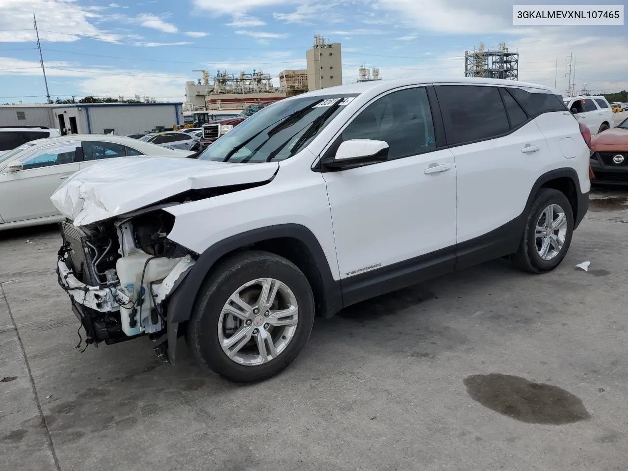 2022 GMC Terrain Sle VIN: 3GKALMEVXNL107465 Lot: 73281614