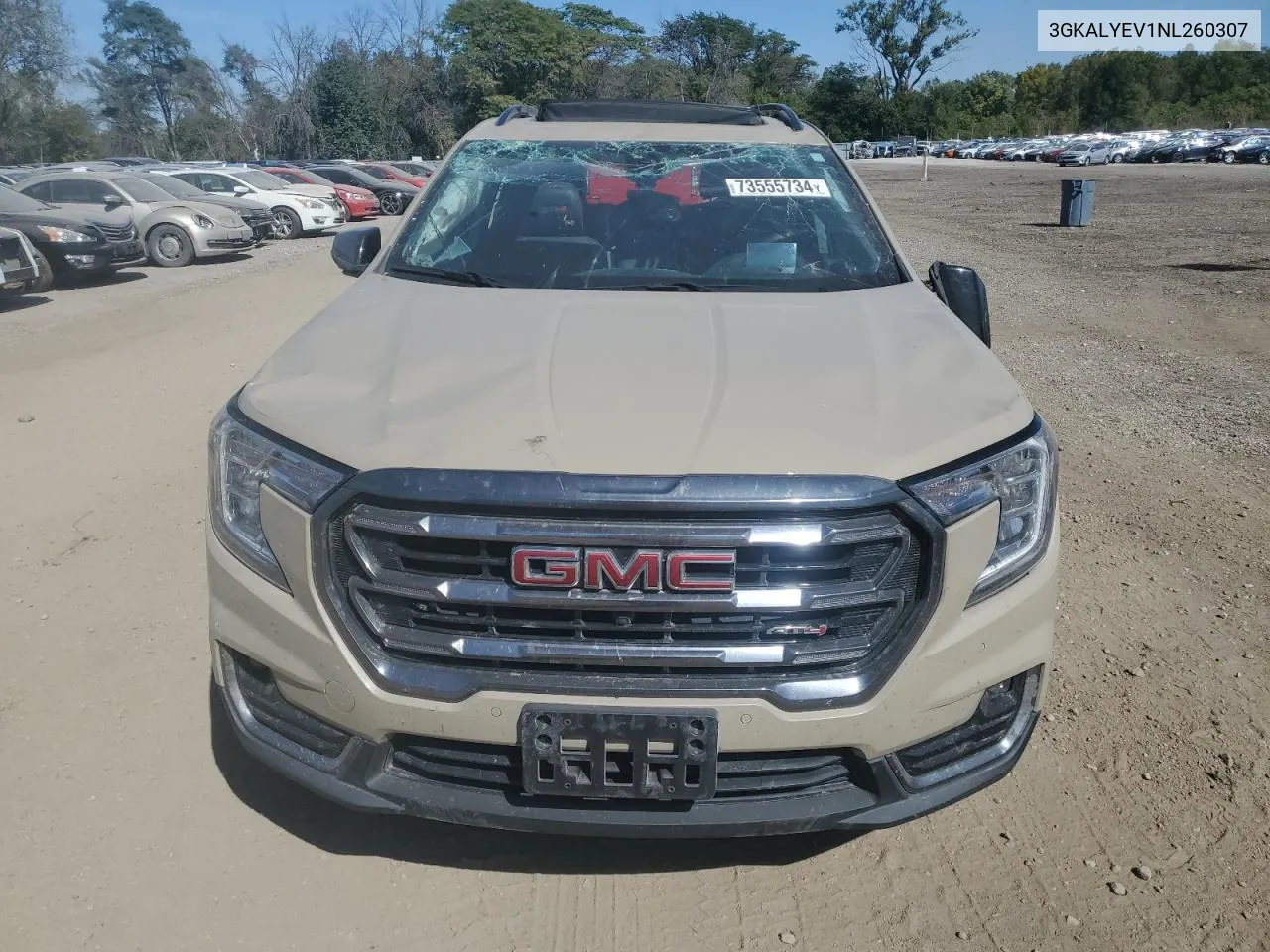 2022 GMC Terrain At4 VIN: 3GKALYEV1NL260307 Lot: 73555734