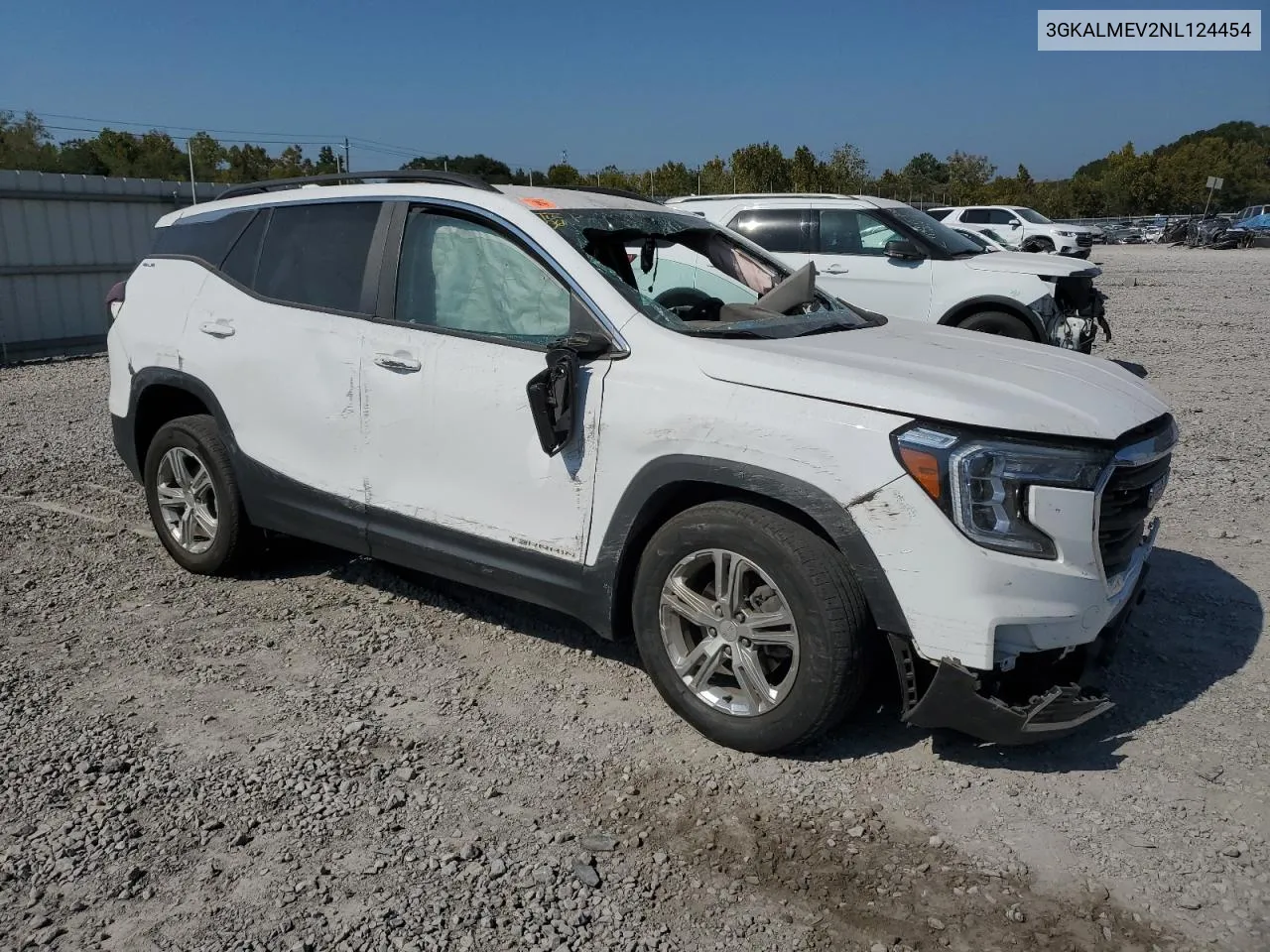 2022 GMC Terrain Sle VIN: 3GKALMEV2NL124454 Lot: 74382314